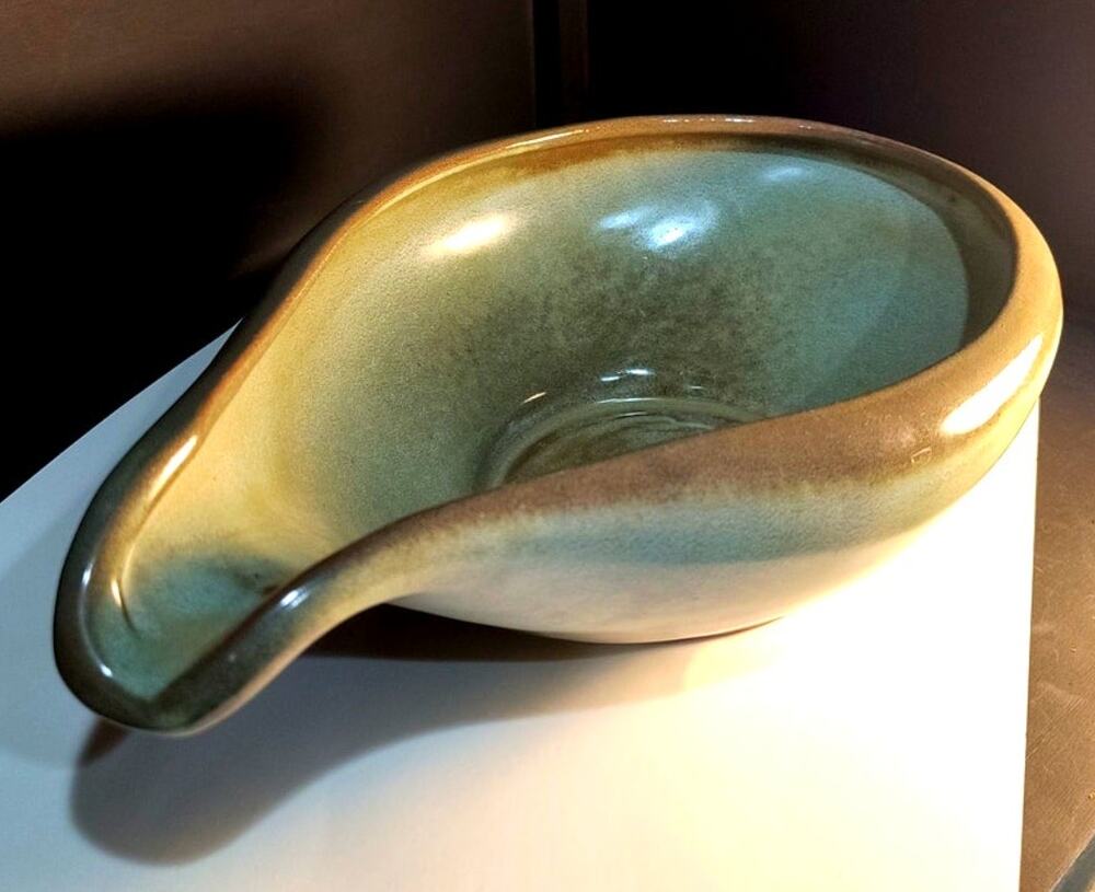 148.  Frankoma #214 Pottery Art Bowl Vase